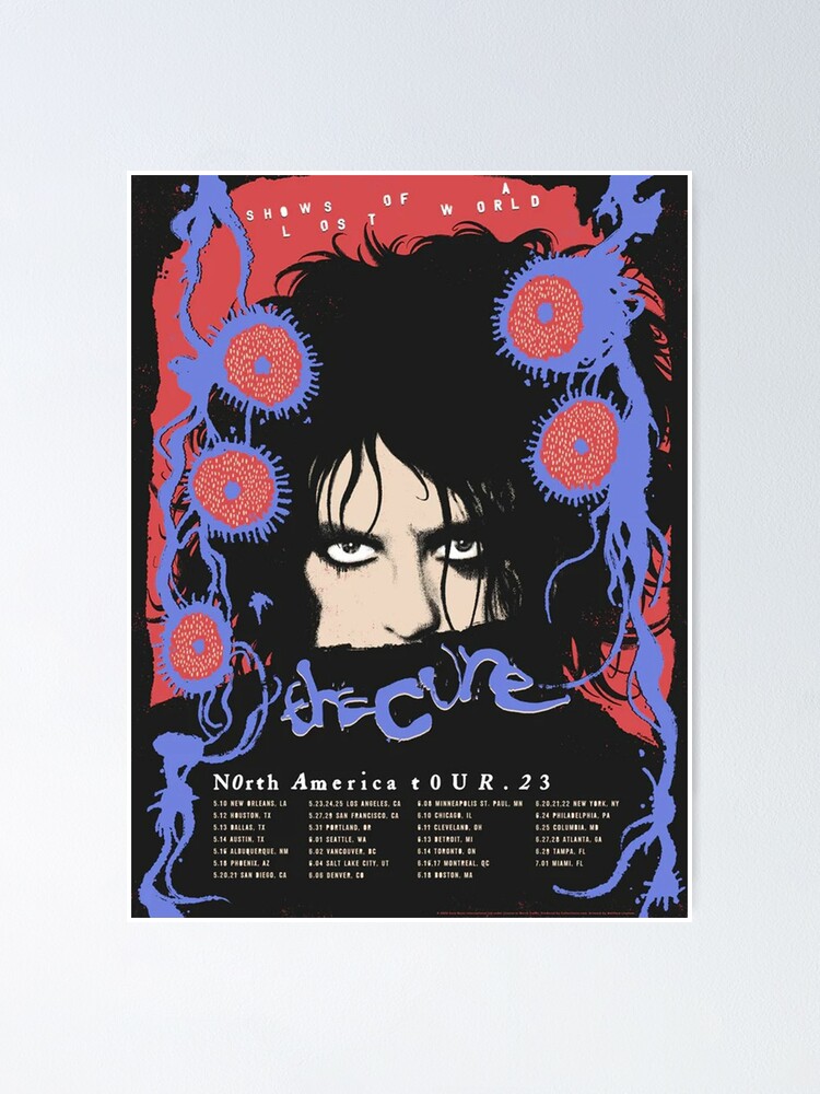 "the cure 2023 nyc city 07" Poster for Sale by sacorepiore Redbubble