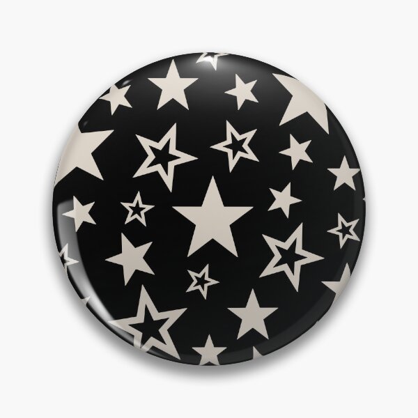 Item preview, Star Pattern Black and Linen White designed and sold by tonymagnerart.