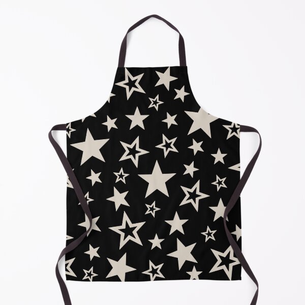 Item preview, Star Pattern Black and Linen White designed and sold by tonymagnerart.