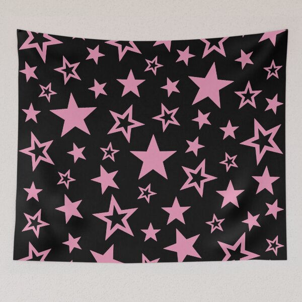 Item preview, Star Pattern Black and Pink designed and sold by tonymagnerart.