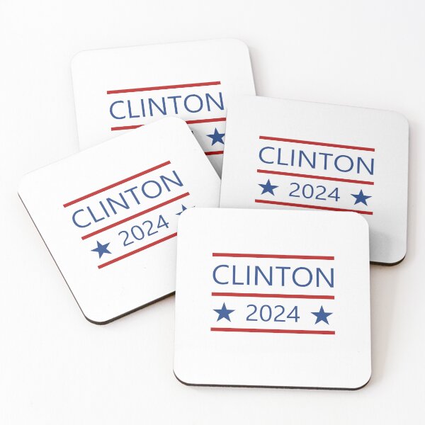 Item preview, Modern Hilary Clinton 2024 with Patriotic Red Lines designed and sold by TinyStarAmerica.