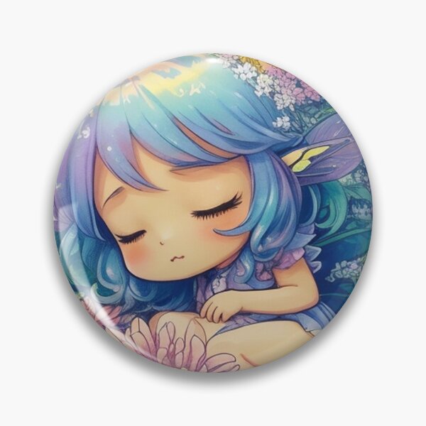 Item preview, Sleeping Fairy Blue Flower Autumn designed and sold by Yellowriversss.