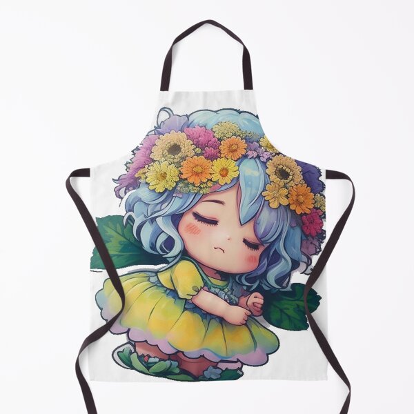 Item preview, Sleeping Fairy Flower Chibi Goddess Autumn designed and sold by Yellowriversss.