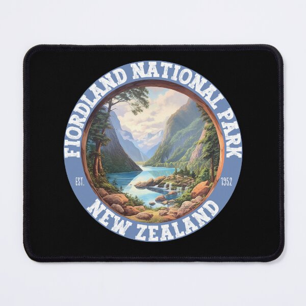 Item preview, Fiordland New Zealand Retro Vintage Amazing Outdoors Adventure Travel Lover Gift Souvenir designed and sold by Eponine6.