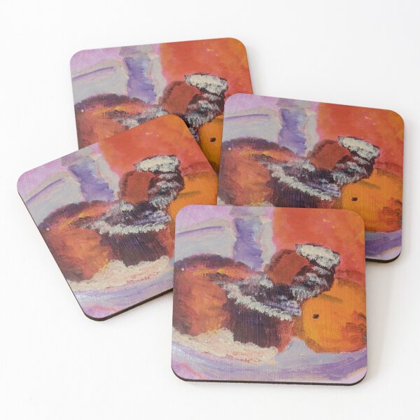 Item preview, Still life with apricots designed and sold by RunAroundRoom.