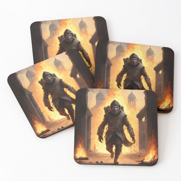 Item preview, Monkey Knight Poster designed and sold by WSMonkeyPosters.
