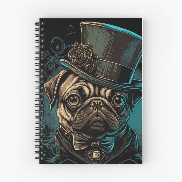 Item preview, Little pug with a big hat  designed and sold by drizzd.