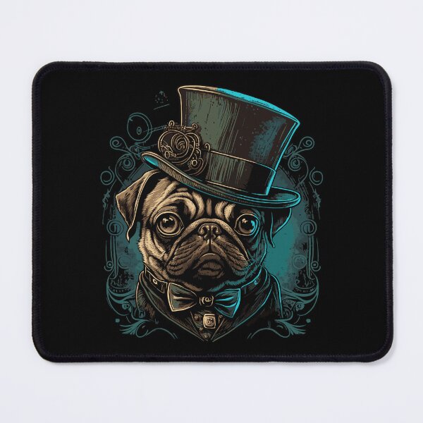 Item preview, Little pug with a big hat  designed and sold by drizzd.