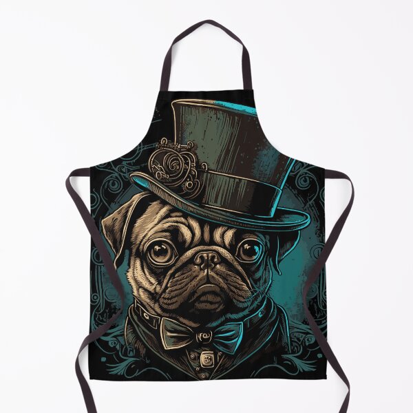 Item preview, Little pug with a big hat designed and sold by drizzd.