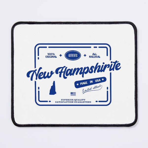 Item preview, Original New Hampshirite Cool Vintage Dark Stamp Print New Hampshire Resident Gift designed and sold by semisoberme.