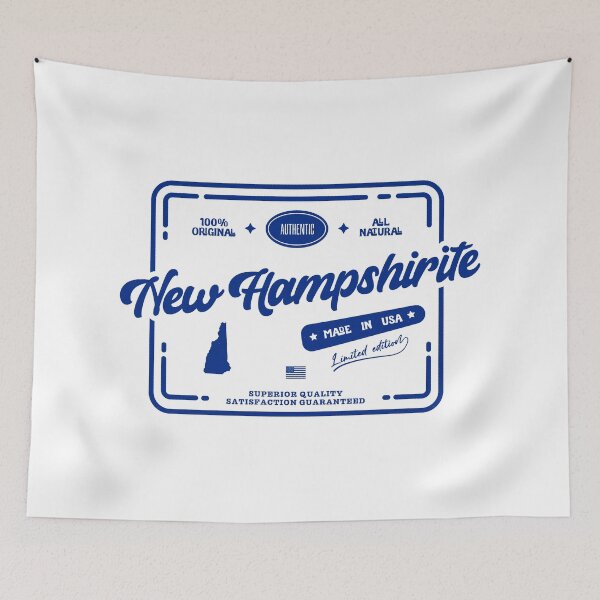 Item preview, Original New Hampshirite Cool Vintage Dark Stamp Print New Hampshire Resident Gift  designed and sold by semisoberme.