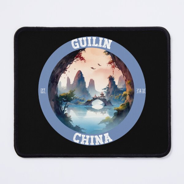 Item preview, Guilin China Retro Vintage Amazing Outdoors Adventure Travel Lover Gift Souvenir designed and sold by Eponine6.