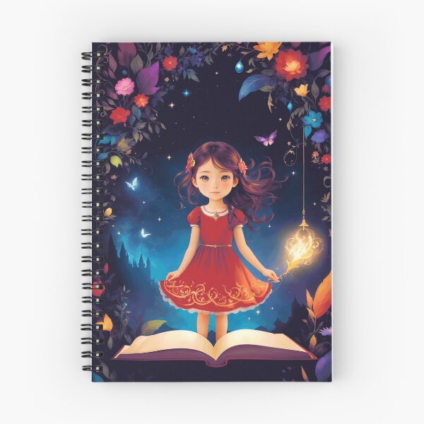 Item preview, Girl and book designed and sold by ArtfullMinds.