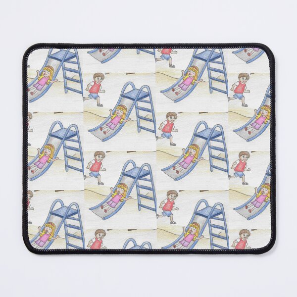 Item preview, Happy girl slides, happy boy runs designed and sold by Anmioma.