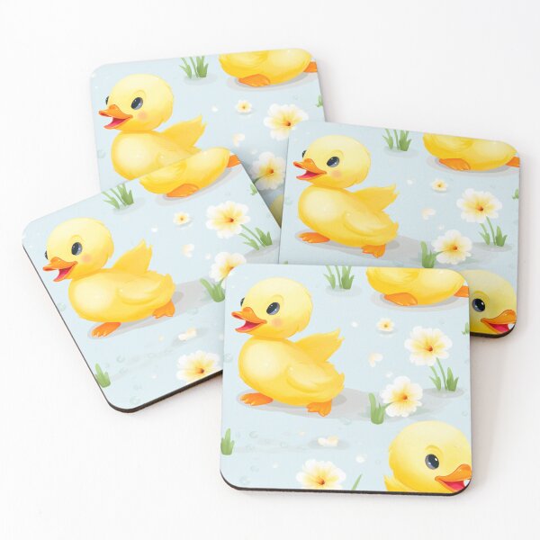 Item preview, Baby Duck in the garden , Animal, Pet, Wildlife, Seamless,Pattern designed and sold by puppynpaw.