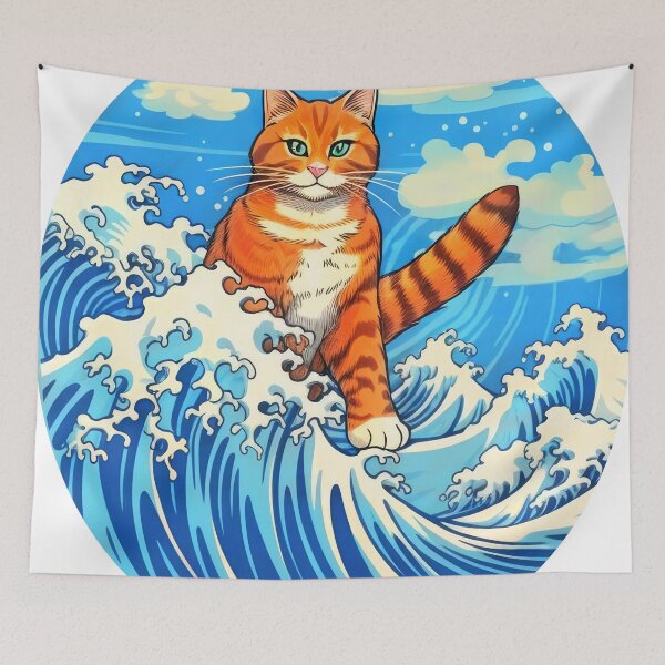 Item preview, Surfing cat #cat designed and sold by JBJart.