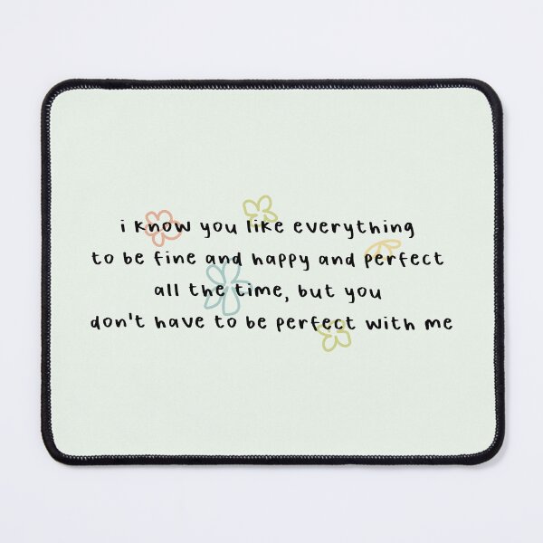 Item preview, you don't have to be perfect with me | heartstopper, nick charlie designed and sold by Pinu92.