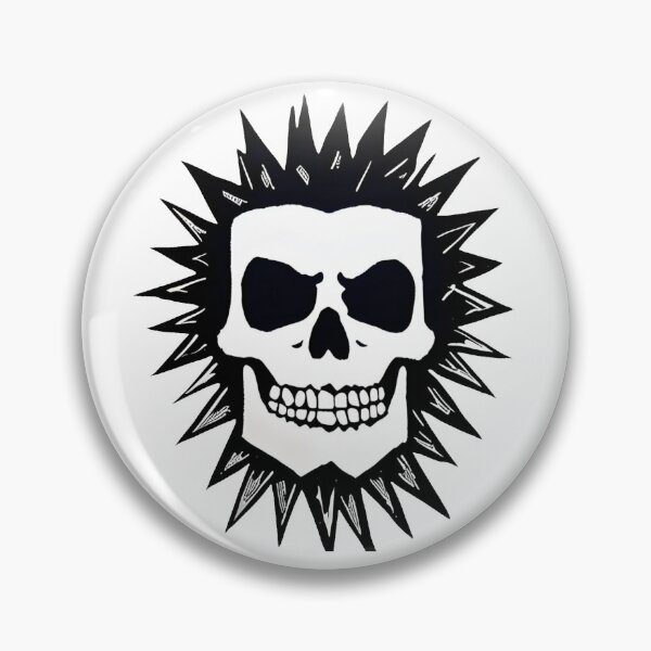 Item preview, punk skull designed and sold by SpawnofSutur.