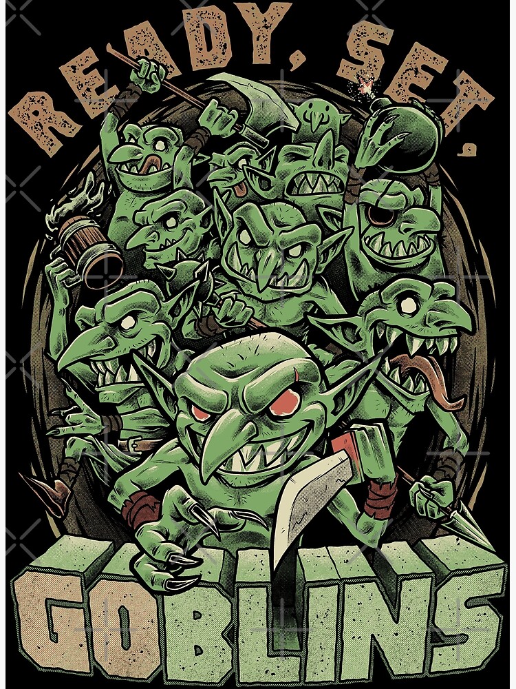 Goblin サイン入りポスター Goblin Poster | Fantasy Fan Kids Room Wall Art | Framed or
