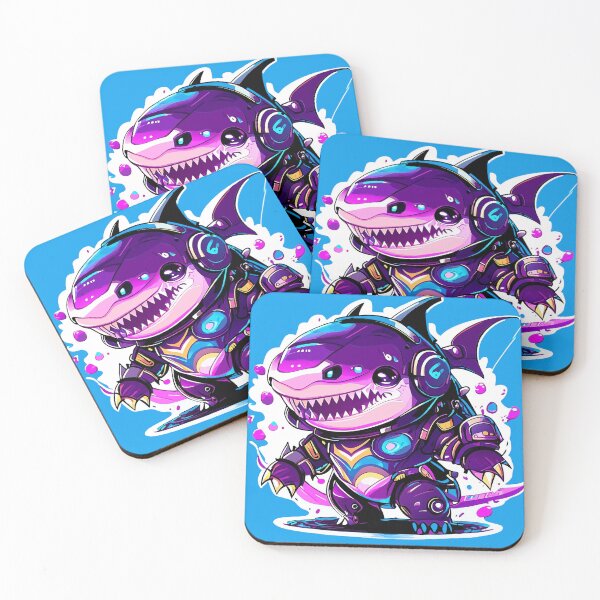 Item preview, Shark Cyborg Art: Unveiling Futuristic Aquatic Marvels! designed and sold by Watchara Aekcheen.