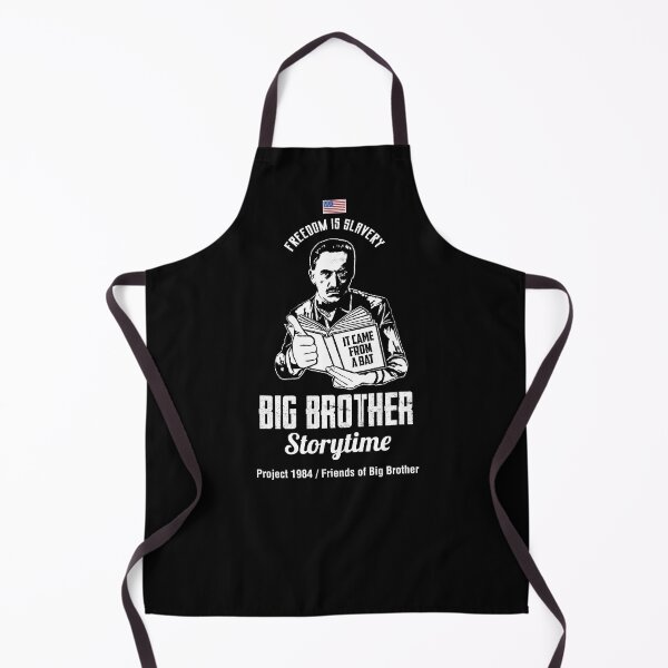 Item preview, Big Brother Book Reading It Came From a Bat Flag designed and sold by twHistory.