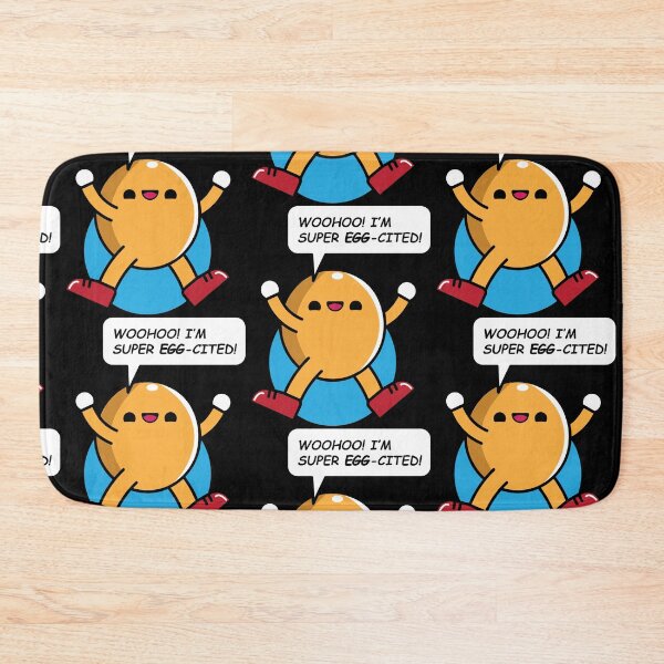 Item preview, Egg-Cited! Hilarious Pun designed and sold by SpartanDStore.