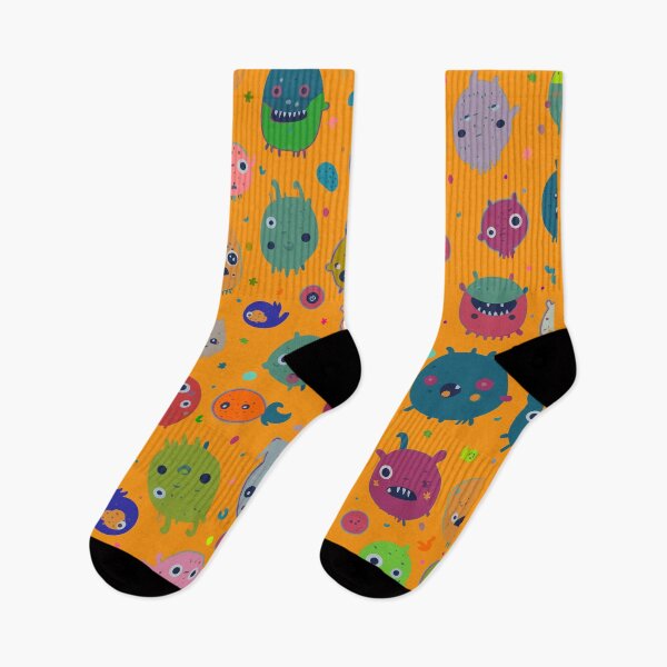 Item preview, Kawaii Monsters, colorful for kids (orange) designed and sold by ibijin.