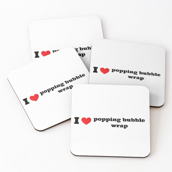 Item preview, I Heart Popping Bubble Wrap designed and sold by TurkletonInc.