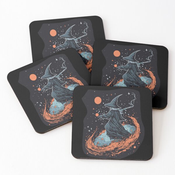 Item preview,  Witch Floating In Outer Space Vintage designed and sold by merchfun2.