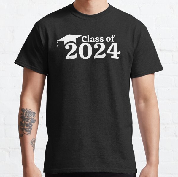 Graduation Decorations Class of 2024 2K24 Graduation Short Sleeve Unisex  T-Shirt Large Black 