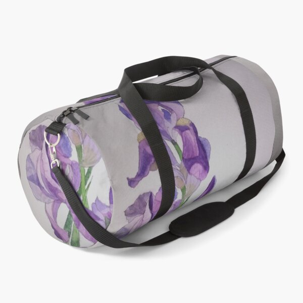Item preview, Watercolour purple irises with a light background  designed and sold by esvb.
