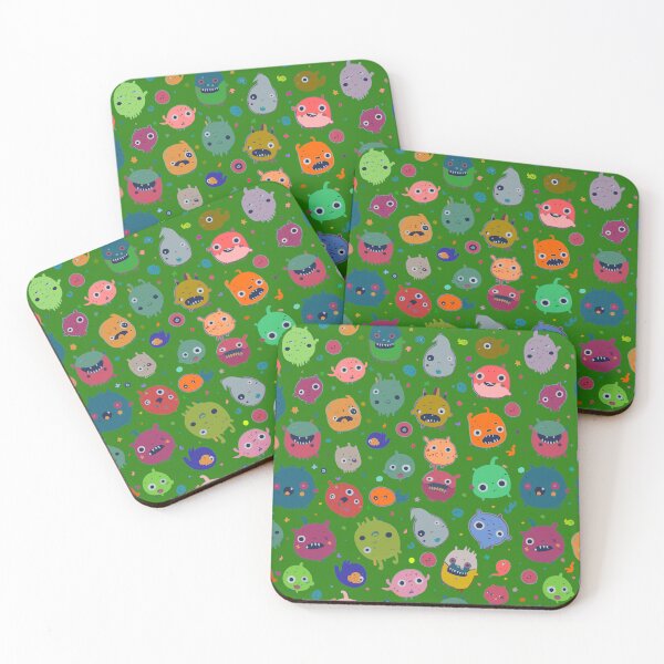 Item preview, Kawaii Monsters, colorful for kids (green) designed and sold by ibijin.