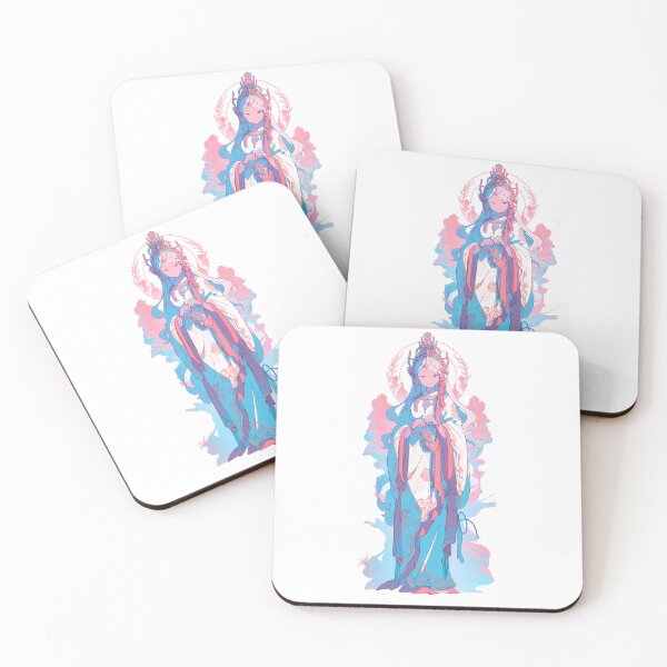 Item preview, Anime quan yin the goddess of mercy  designed and sold by Hasan Habeeb.