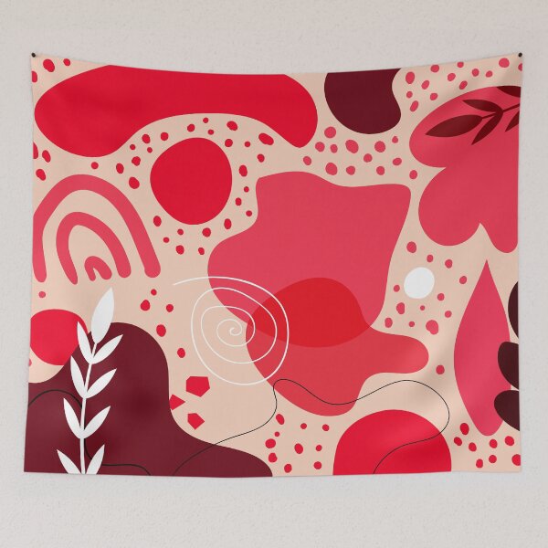 Item preview, abstract floral print designed and sold by CosasAutenticas.