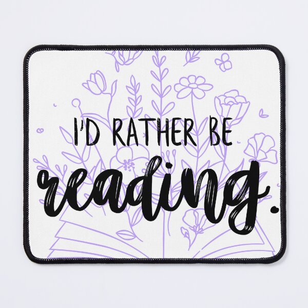 Item preview, I'd Rather be Reading designed and sold by Rachel Wanderland.