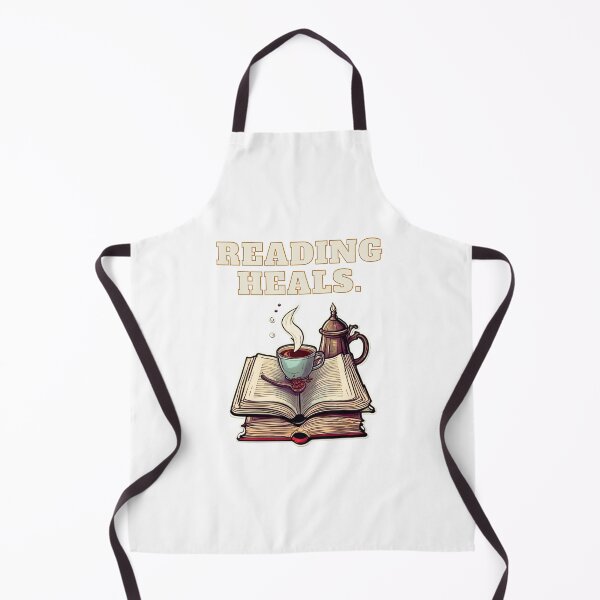 Item preview, Reading Heals: Books and Coffee for reading levers designed and sold by taherlee11.