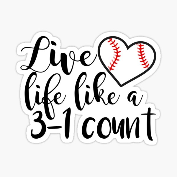 Baseball sticker Sticker