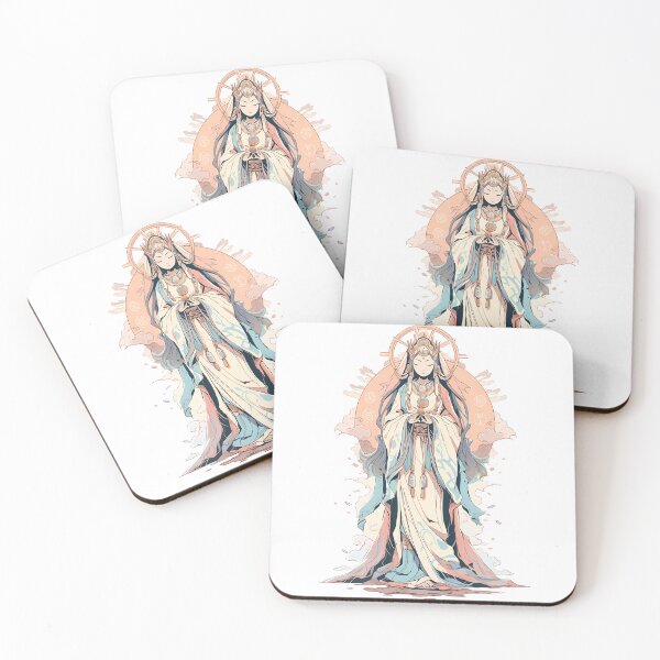 Item preview, Anime quan yin the goddess of mercy  designed and sold by Hasan Habeeb.