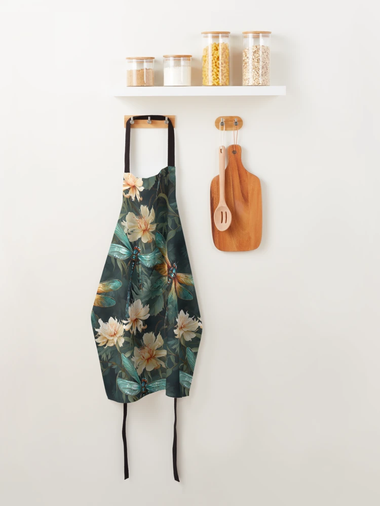Thumbnail 4 of 6, Apron, Dragonfly Pattern 20 designed and sold by DigitalPatternx.