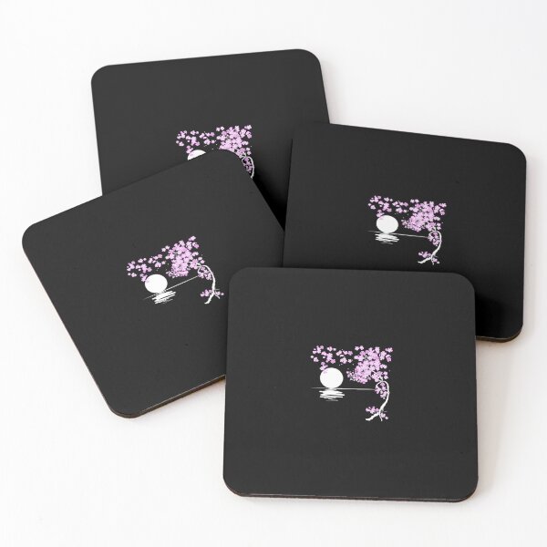 Item preview, Cherry blossoms at night in the moonlight designed and sold by FlowerandDesing.
