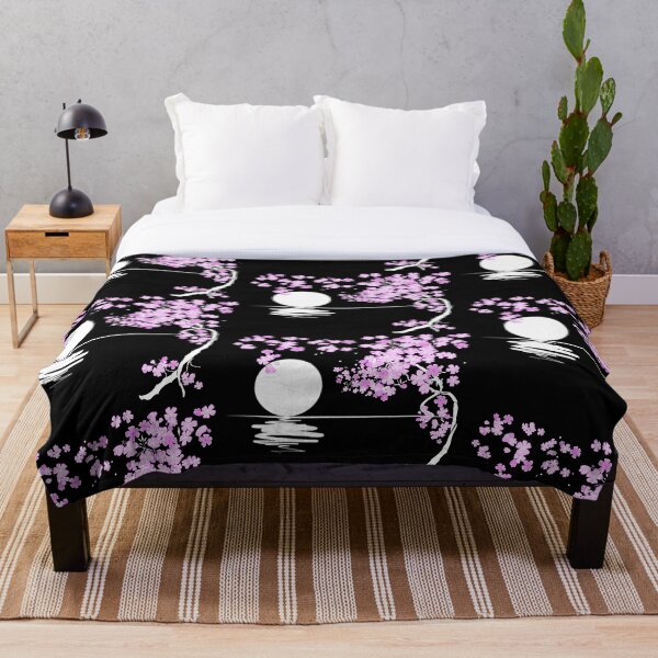 Item preview, Flores de cerezo en la noche a la luz de la luna designed and sold by FlowerandDesing.