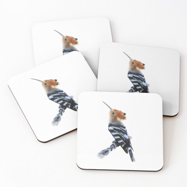 Item preview, Hoopoe bird, watercolor painting designed and sold by coolkatia.