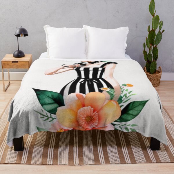 Item preview, Striped fashion floral designed and sold by Roxburylane.