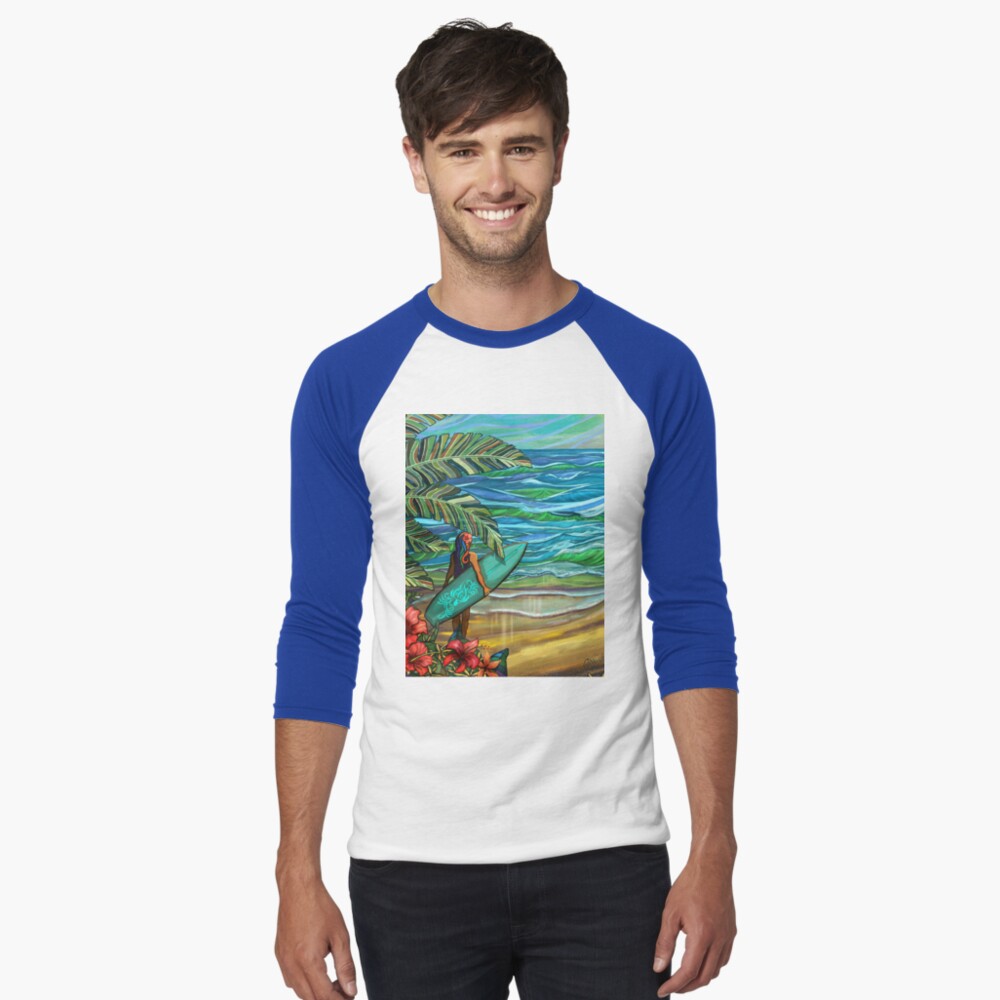 Item preview, Baseball ¾ Sleeve T-Shirt designed and sold by sunnthreads.