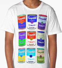 Andy Warhol Campbell Soup Cans Long T-Shirt