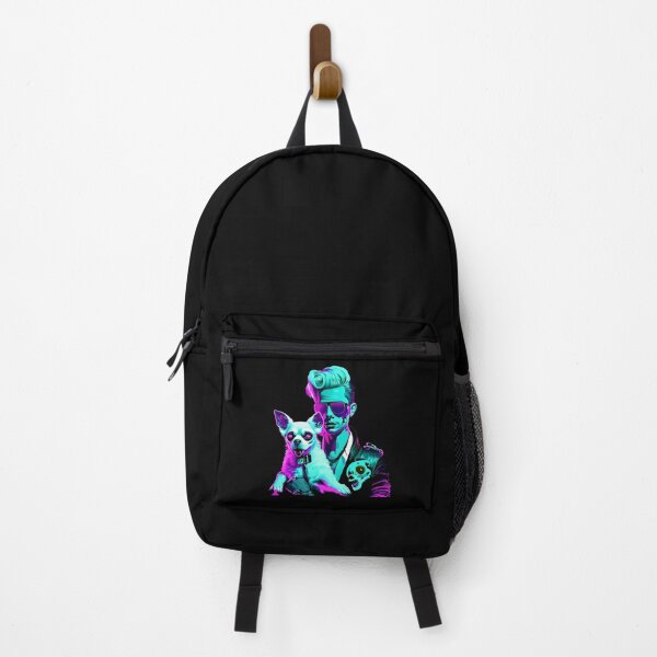 Item preview, Neon rockabilly with dog. designed and sold by ReneMM.