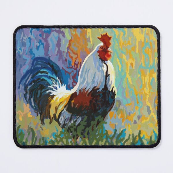 Item preview, Enchanting Rooster: Mesmerizing Oil Paint Texture Design designed and sold by minkymoodesigns.