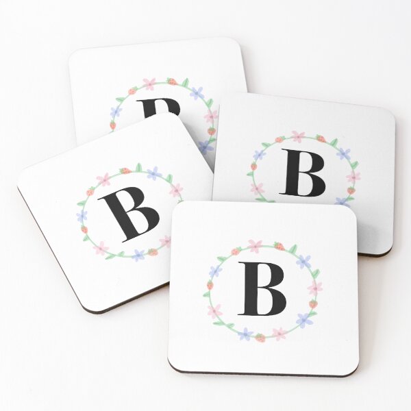 Item preview, “B” initial  designed and sold by tinasartspace.