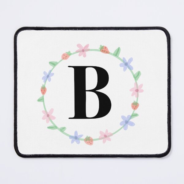 Item preview, “B” initial  designed and sold by tinasartspace.