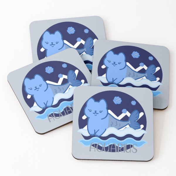 Item preview, Aquarius merkitty. designed and sold by CuteNcreepyuk.